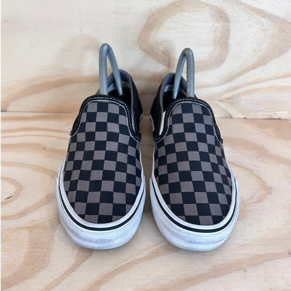 Vans Off The Wall - Classic Slip-On Checkeredboard - Black/Gray - Women's - 7 - Picture 2 of 9